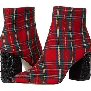Betsey Johnson | Kassie Red Boots, size 6.5